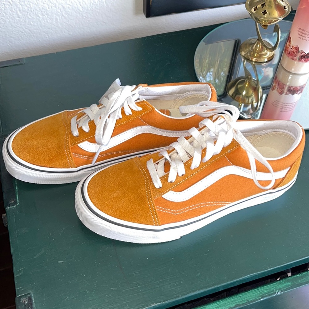 Burnt Yellow Classic Vans - Brand New!
